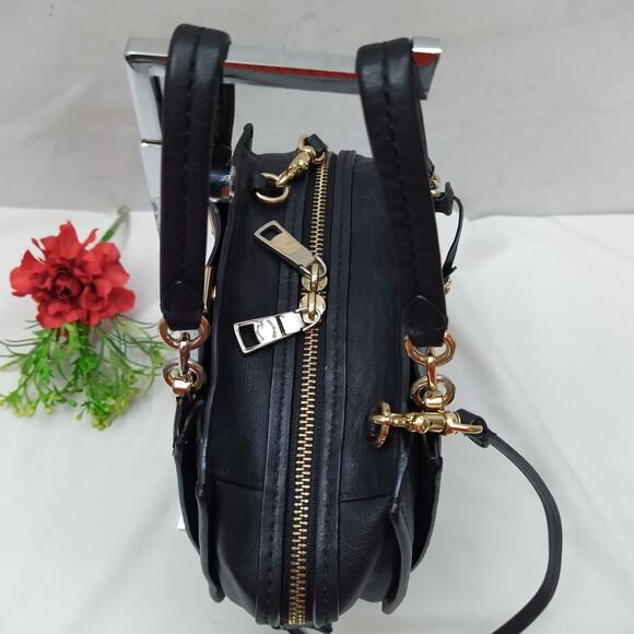 Coach Dreamer 21 Limited Edition Black Leather 2-Way Zipper Crossbody Bag - Picture 10 of 16